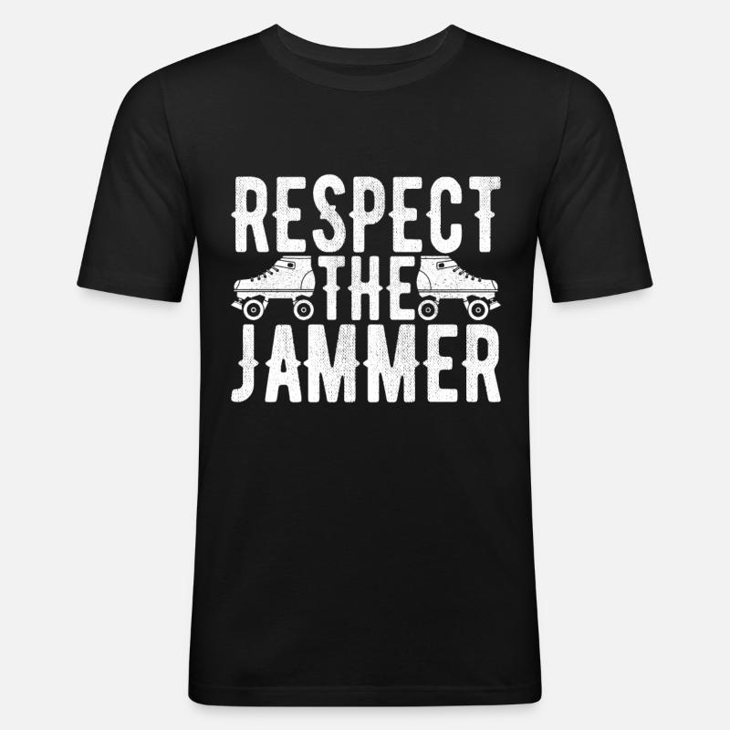 Roller derby - Men's Slim Fit T-Shirt - black