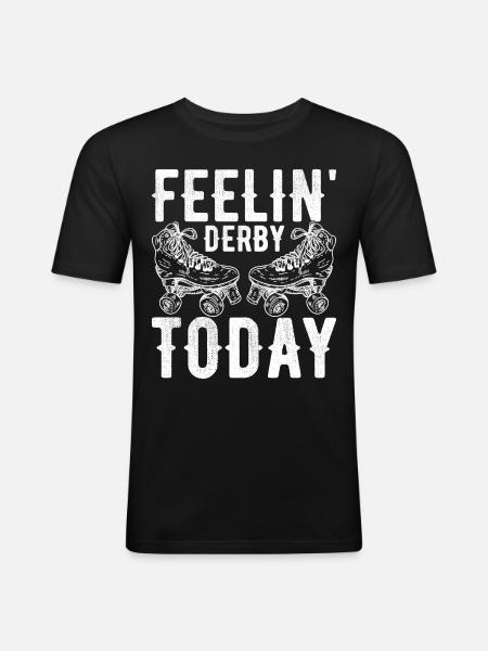 Roller derby - Men's Slim Fit T-Shirt - black