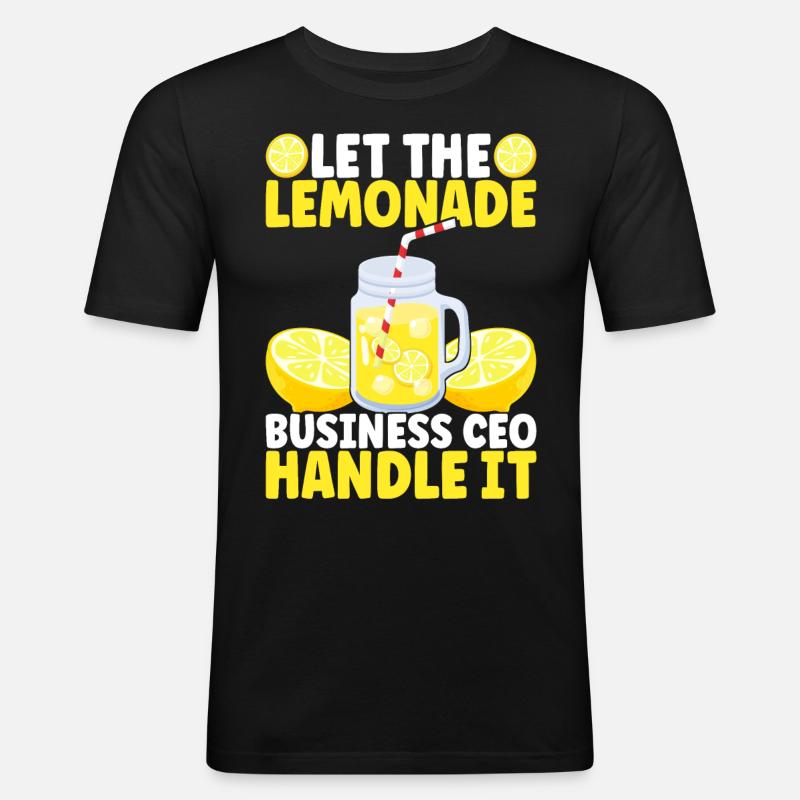 Stand de limonade Lemonade - T-shirt près du corps Homme - noir