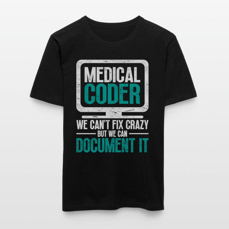 Coding Specialist Medical Encoder Men's Slim Fit T-Shirt