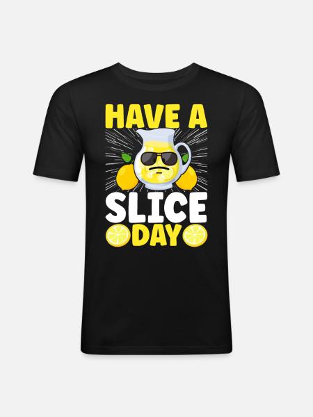 Lemonade Lemonade stand - Men's Slim Fit T-Shirt - black