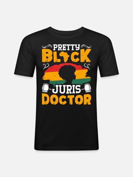 Doctorate Degree great - Men's Slim Fit T-Shirt - black