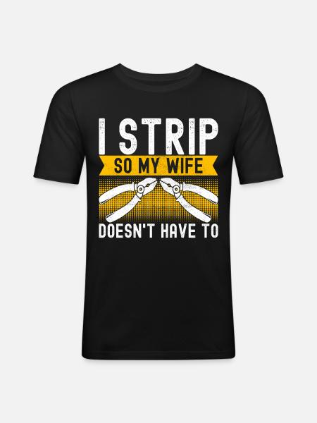 Electrician Electronics Technician - Men's Slim Fit T-Shirt - black