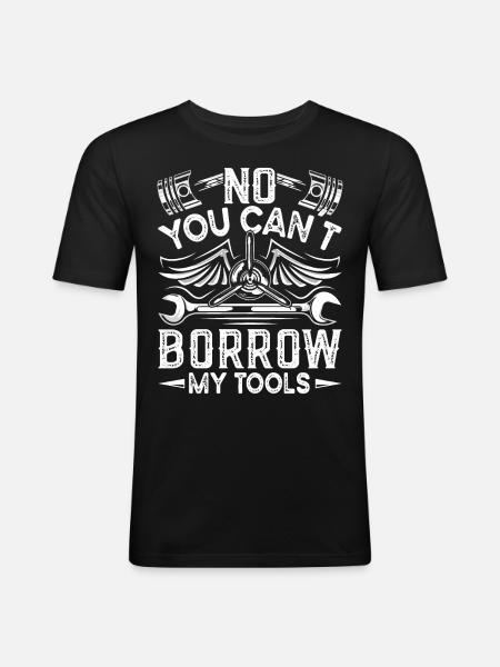Love Airplane aviation - Men's Slim Fit T-Shirt - black