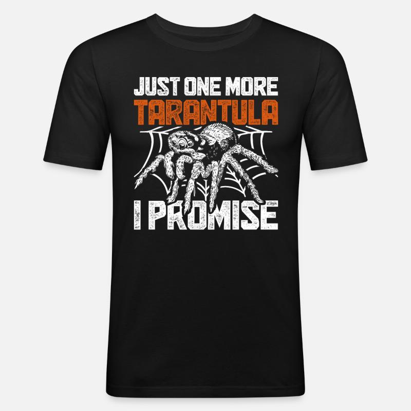Tarentule tarentule propriétaire - T-shirt près du corps Homme - noir