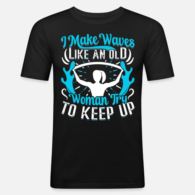 Conception d’exercices aérobiques - T-shirt près du corps Homme - noir