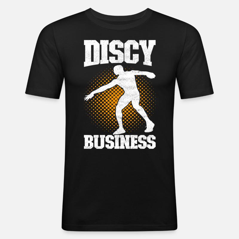 Discus thrower Discus throw - Men's Slim Fit T-Shirt - black