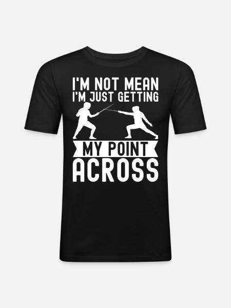 Fencing Fencing - Men's Slim Fit T-Shirt - black
