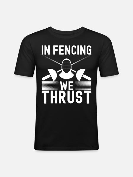Fencing Fencing - Men's Slim Fit T-Shirt - black