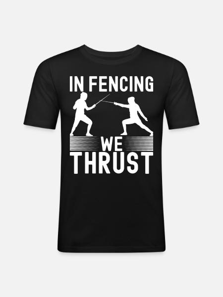 Fencing Fencing - Men's Slim Fit T-Shirt - black