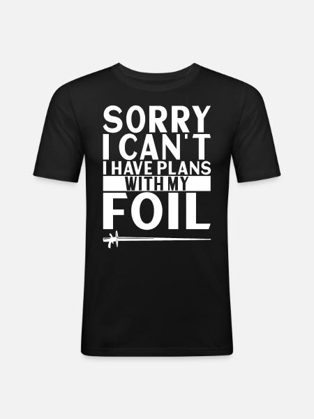 Fencing Fencing - Men's Slim Fit T-Shirt - black
