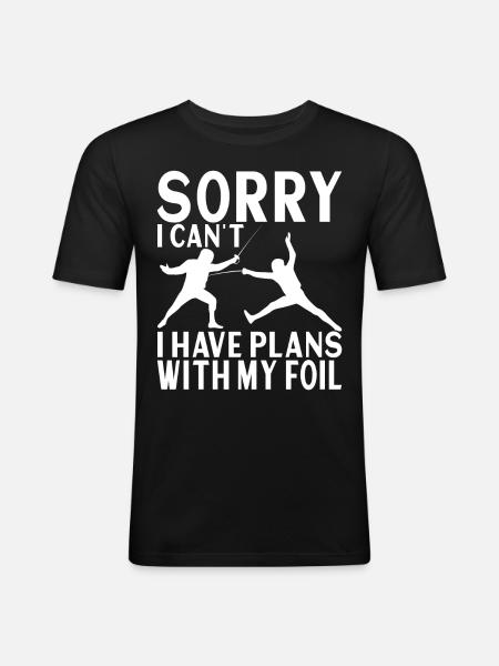 Fencing Fencing - Men's Slim Fit T-Shirt - black