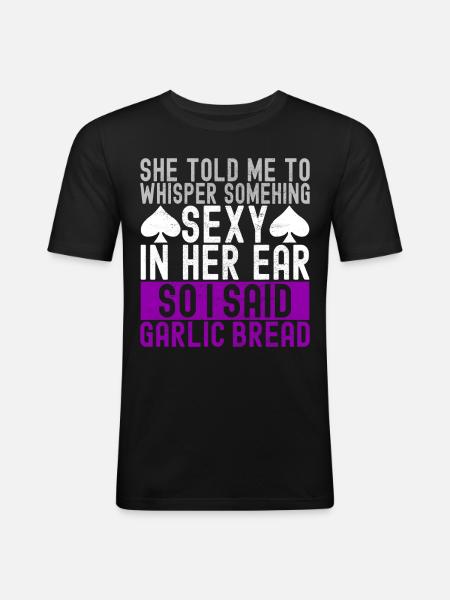 Asexual Ace - Men's Slim Fit T-Shirt - black