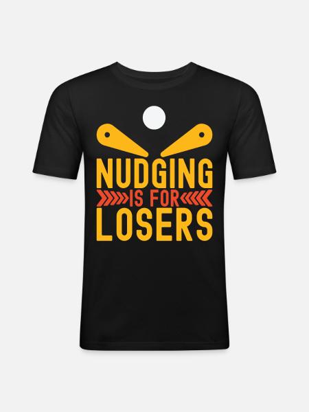 Pinball Flipper - Men's Slim Fit T-Shirt - black