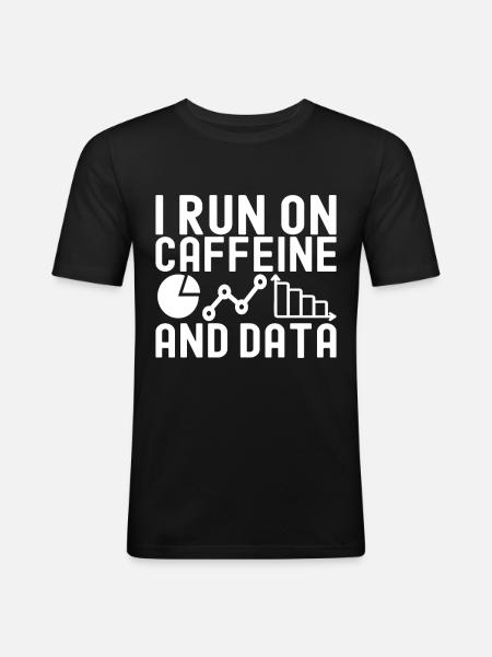 Data Science Data Analyst - Men's Slim Fit T-Shirt - black