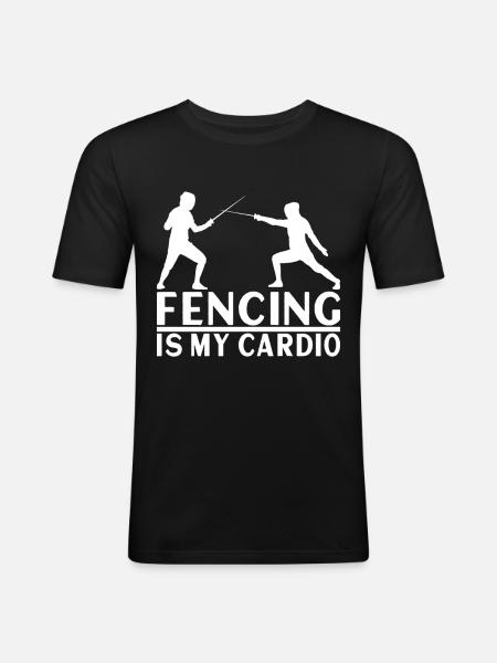 Fencing Fencing - Men's Slim Fit T-Shirt - black