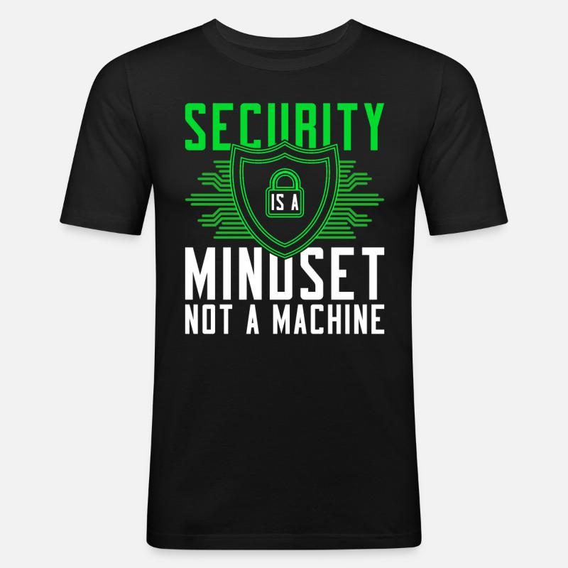 Ethical Hacker Ethischer Hacker - Men's Slim Fit T-Shirt - black