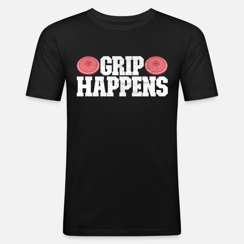 Discus thrower discus throw - Men's Slim Fit T-Shirt - black