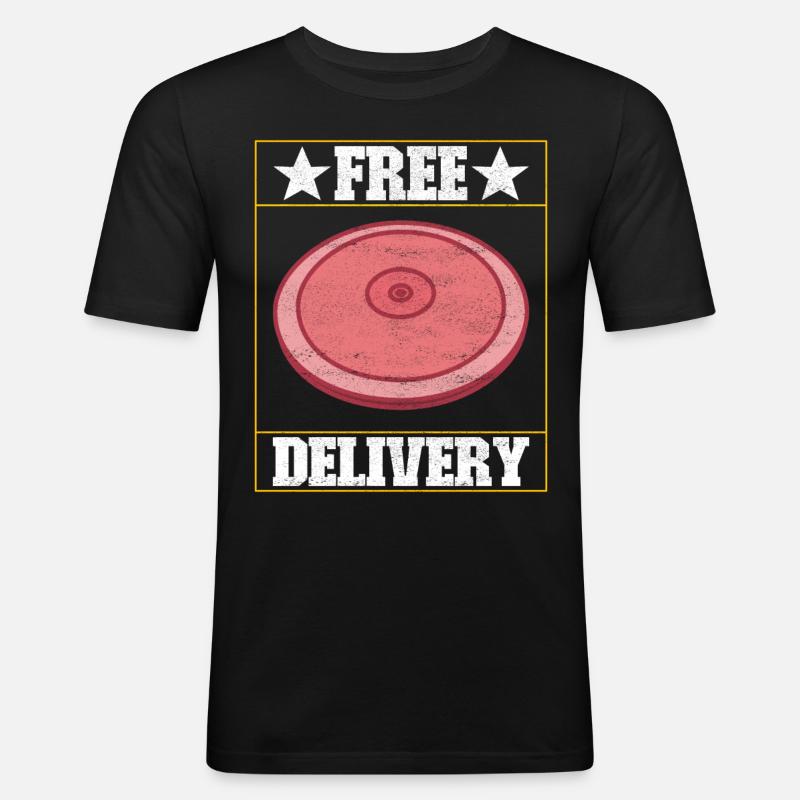 Discus thrower discus throw - Men's Slim Fit T-Shirt - black