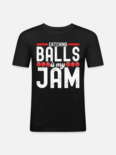 Dodgeball Dodgeball - Men's Slim Fit T-Shirt - black
