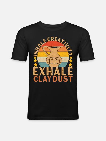 Pottery Pottery - Men's Slim Fit T-Shirt - black