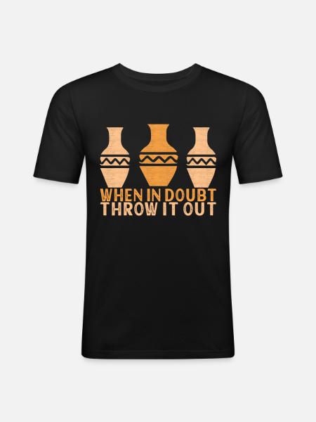 Pottery Pottery - Men's Slim Fit T-Shirt - black
