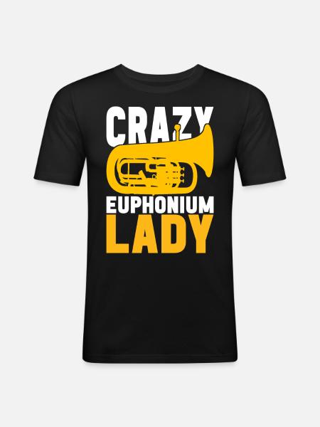 Euphonium Euphonium Player - Men's Slim Fit T-Shirt - black