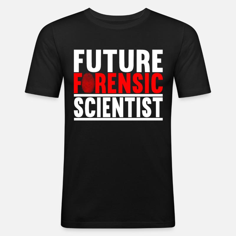Forensics Forensic Scientist - Men's Slim Fit T-Shirt - black