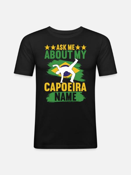 Capoeira Capoeirista - Men's Slim Fit T-Shirt - black