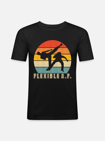 Capoeira Capoeirista - Men's Slim Fit T-Shirt - black