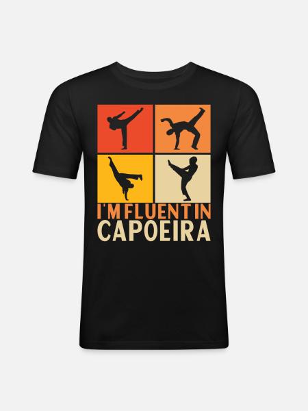 Capoeira Capoeirista - Men's Slim Fit T-Shirt - black