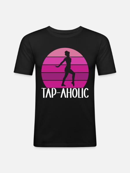 Tap Dance Tap Dancer - Men's Slim Fit T-Shirt - black