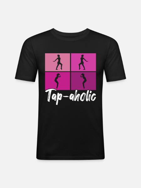 Tap Dance Tap Dancer - Men's Slim Fit T-Shirt - black