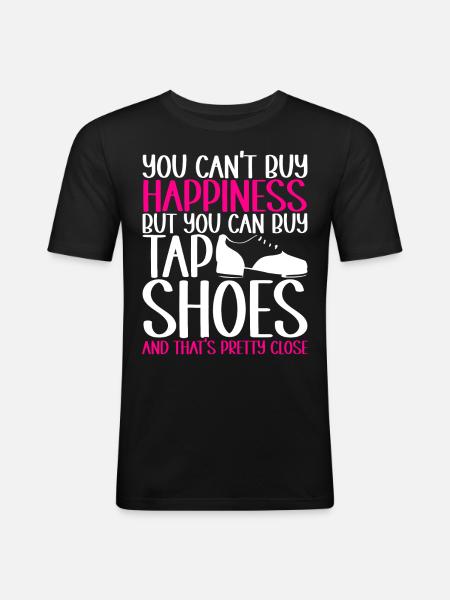 Tap Dance Tap Dancer - Men's Slim Fit T-Shirt - black