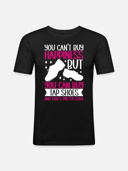 Tap Dance Tap Dancer - Men's Slim Fit T-Shirt - black