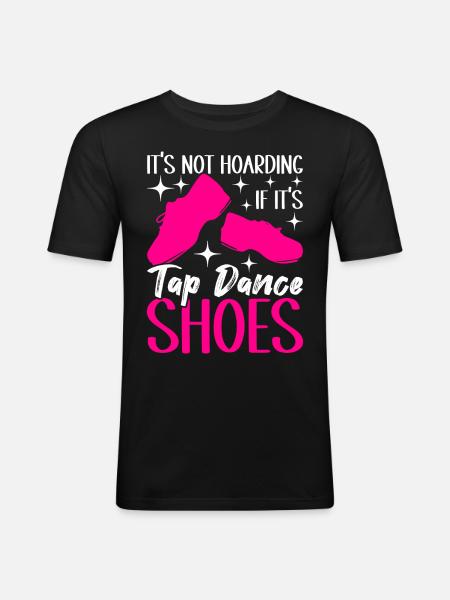 Tap Dance Tap Dancer - Men's Slim Fit T-Shirt - black