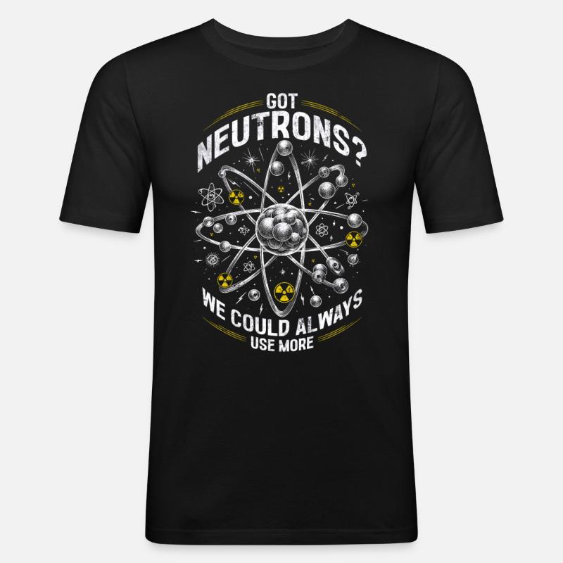 Nuclear Engineer Nuclear Technician - Men's Slim Fit T-Shirt - black