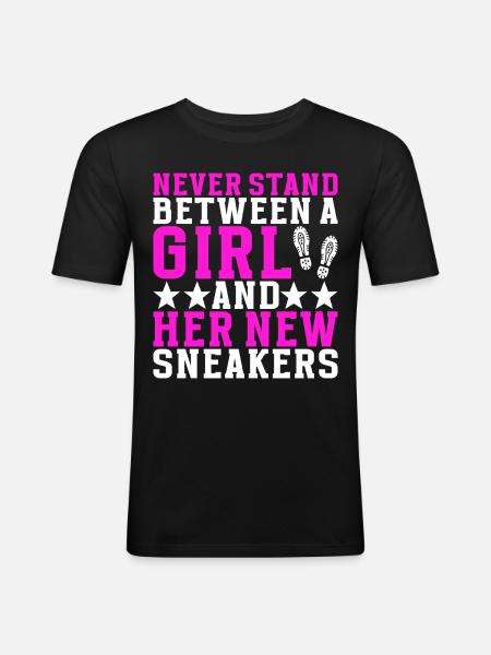 Sneakerhead Sneaker Collector - Men's Slim Fit T-Shirt - black