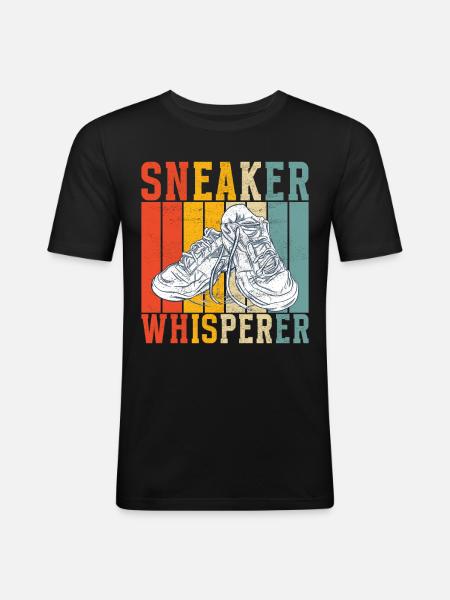Sneakerhead Sneaker Collector - Men's Slim Fit T-Shirt - black