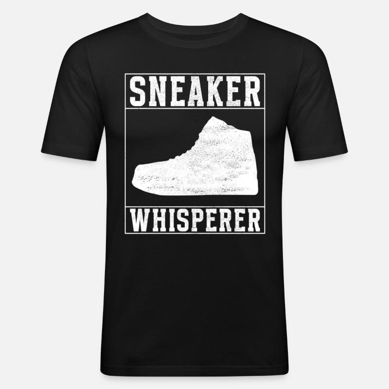 Sneakerhead Sneaker Collector - T-shirt près du corps Homme - noir