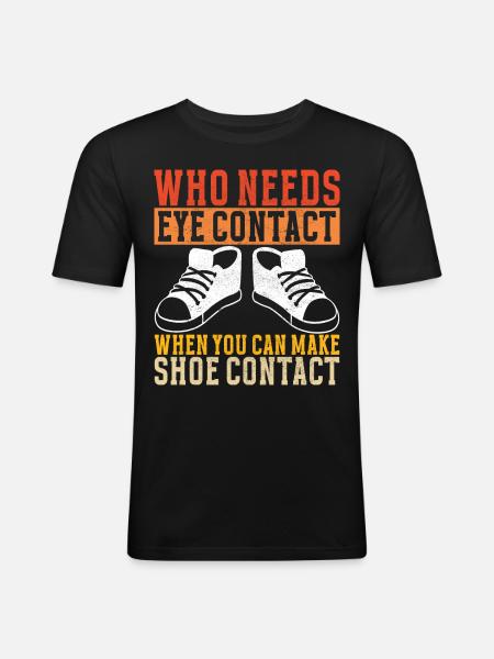 Sneakerhead Sneaker Collector - Men's Slim Fit T-Shirt - black