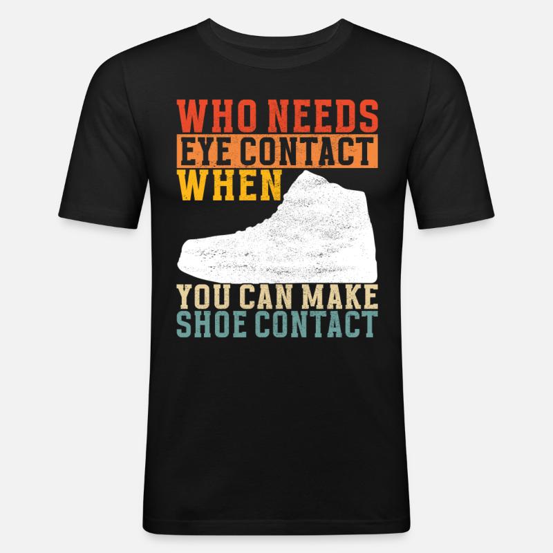 Sneakerhead Sneaker Collector - Männer Slim Fit T-Shirt - Schwarz