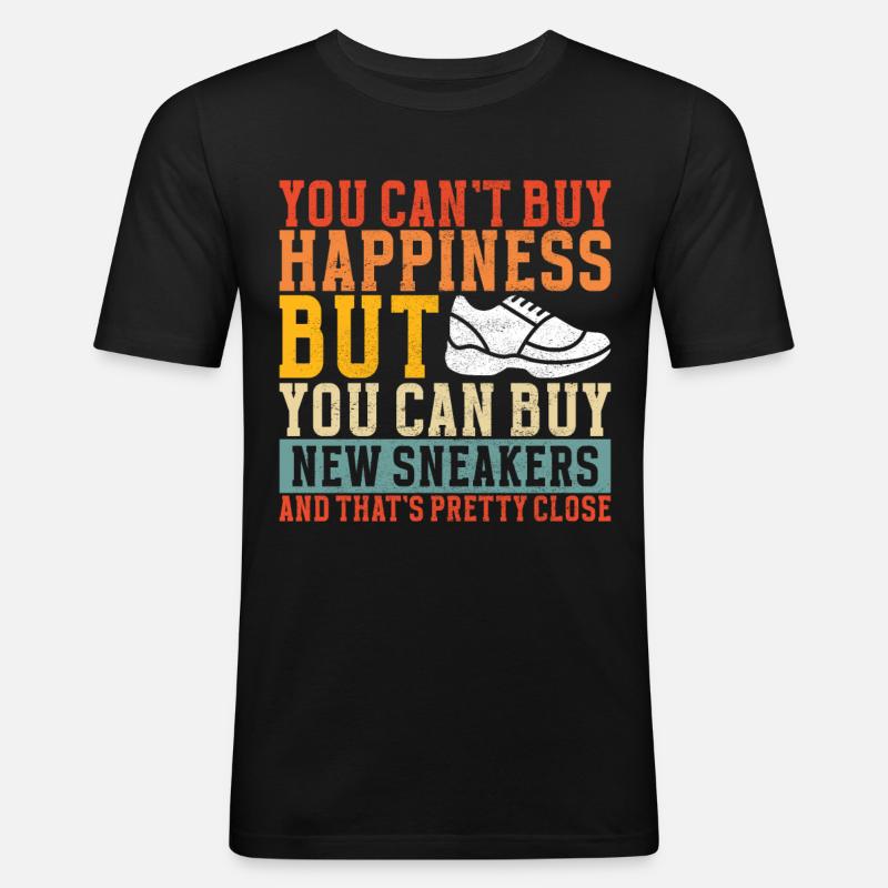Sneakerhead Sneaker Collector - Männer Slim Fit T-Shirt - Schwarz