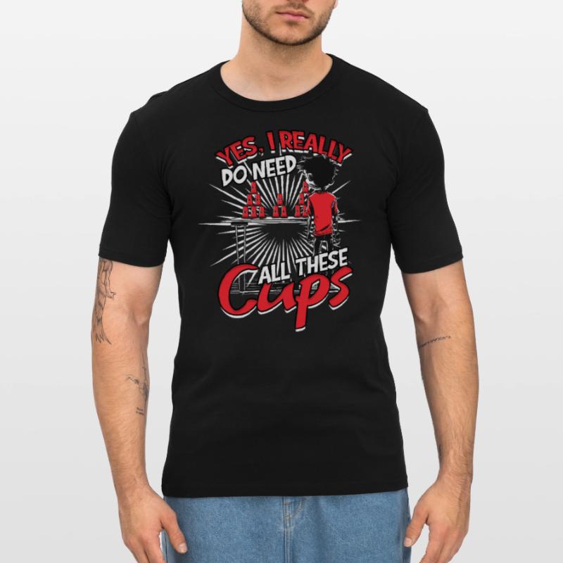 Sport Stacking Speed Stacker Cup Stacking Men's Slim Fit T-Shirt
