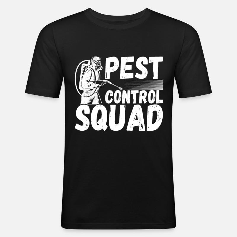 Pest Control Exterminator - Men's Slim Fit T-Shirt - black