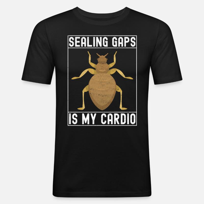 Schädlingsbekämpfung Kammerjäger - Männer Slim Fit T-Shirt - Schwarz