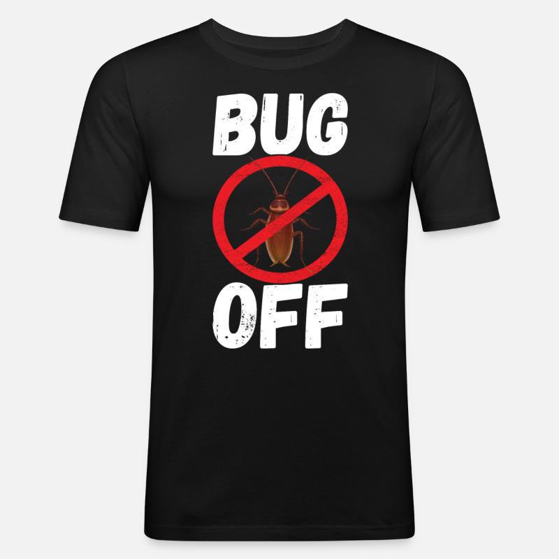 Pest Control Exterminator - Men's Slim Fit T-Shirt - black