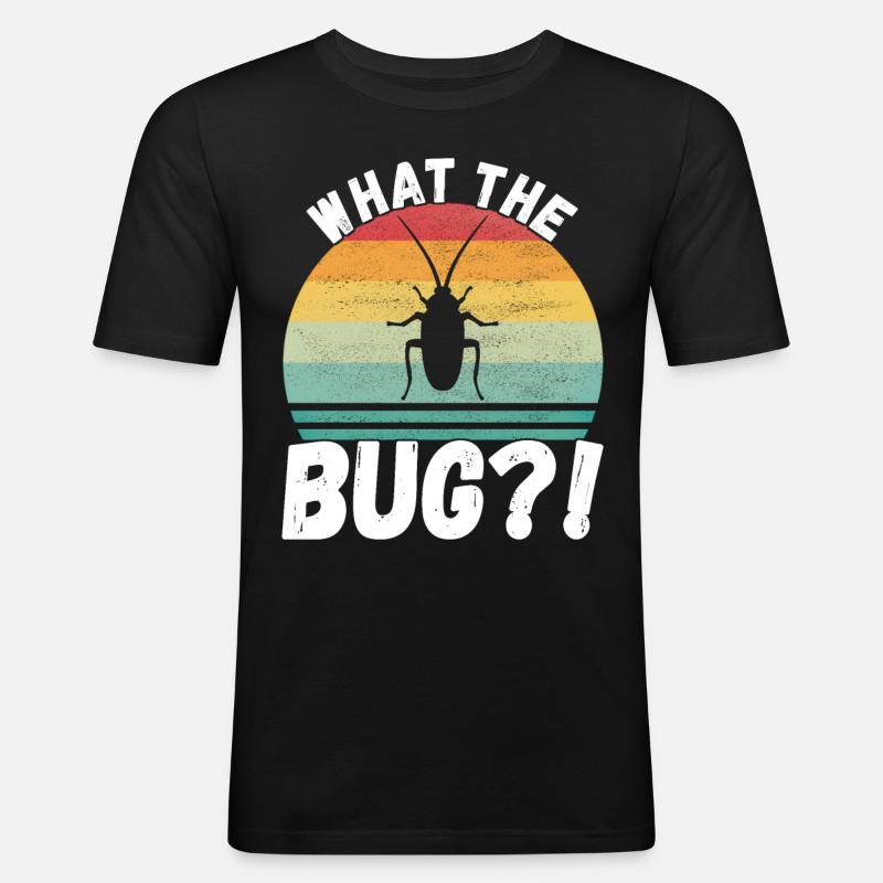 Pest Control Exterminator - Men's Slim Fit T-Shirt - black