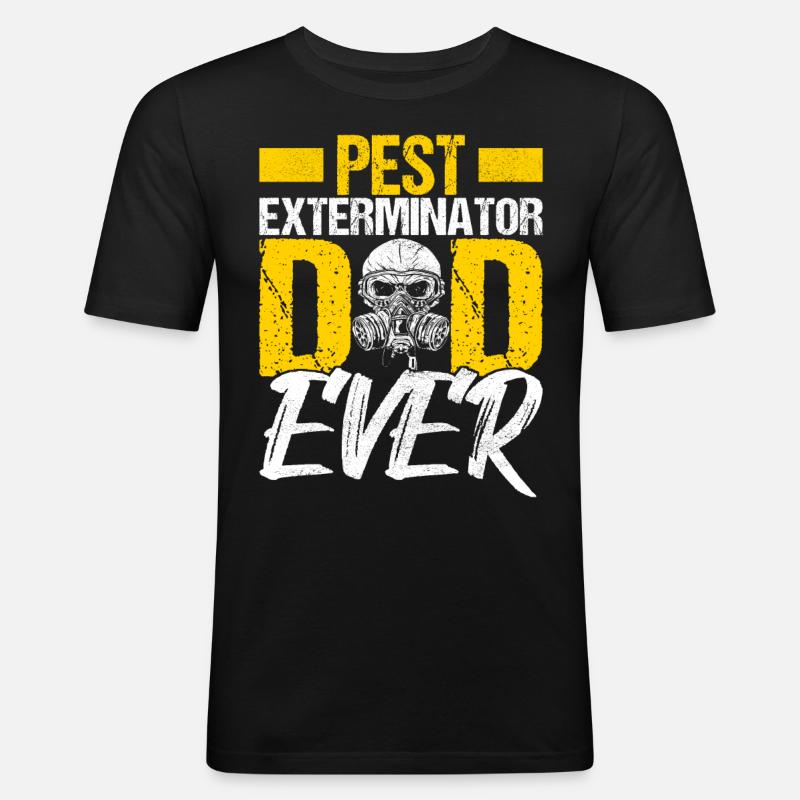 Schädlingsbekämpfung Kammerjäger - Männer Slim Fit T-Shirt - Schwarz
