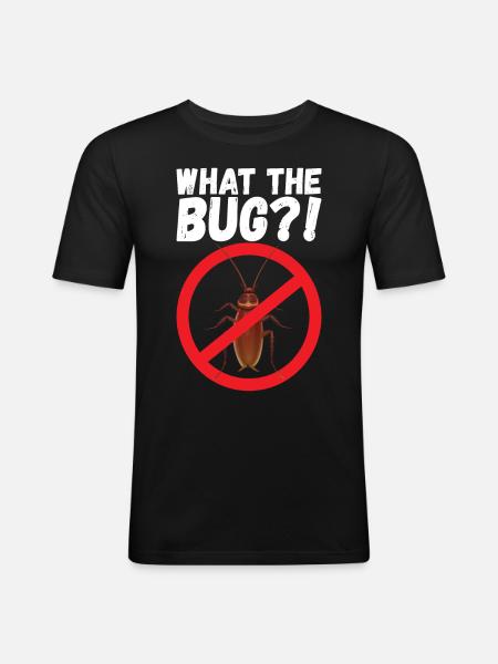 Pest Control Exterminator - Men's Slim Fit T-Shirt - black